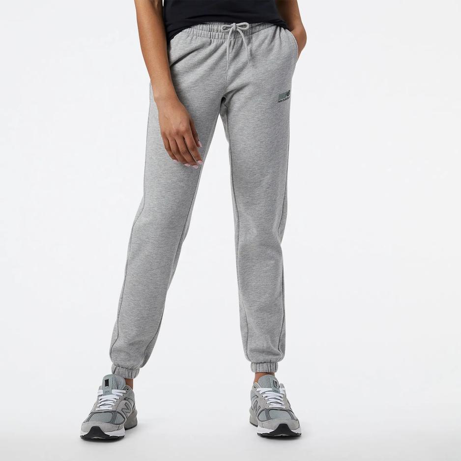 Spodnie New Balance WP23811AG - szare