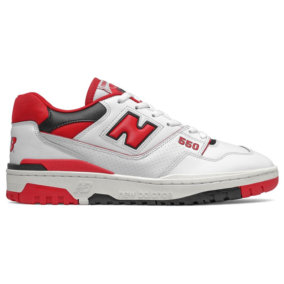 Buty New Balance BB550SE1 - biało-czerwone