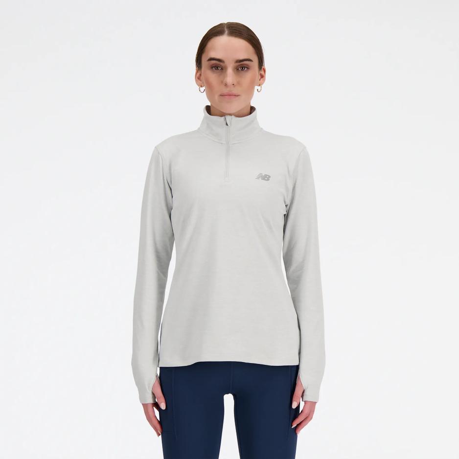 Bluza New Balance WT41150AHH - szara