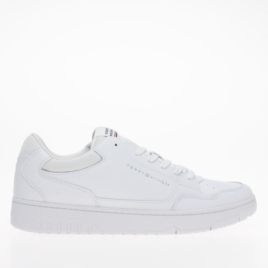 Buty Tommy Hilfiger TH Basket Core Leather FM0FM04727-YBS - białe