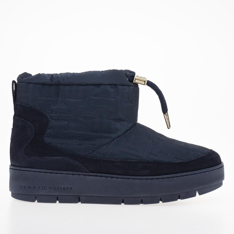 Buty Tommy Hilfiger Tommy Monogram Snowboot FW0FW07637-DW6 - granatowe