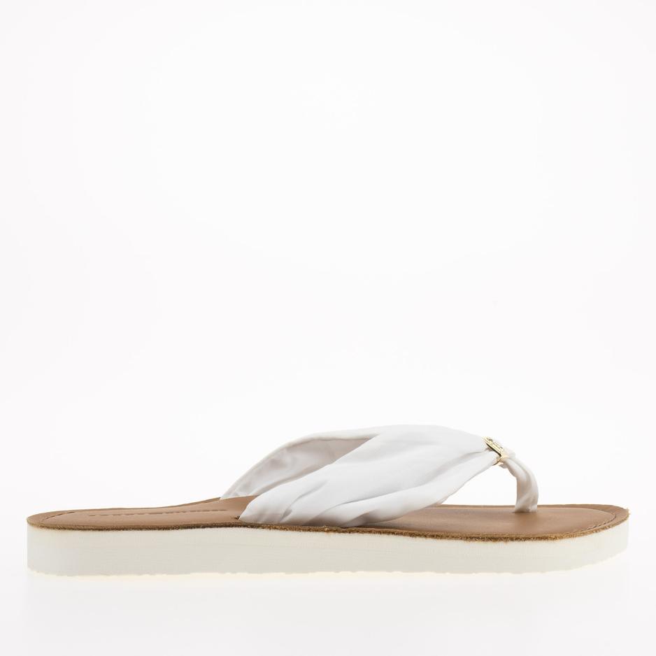 Japonki Tommy Hilfiger Elevated Beach FW0FW06985-YBL - białe