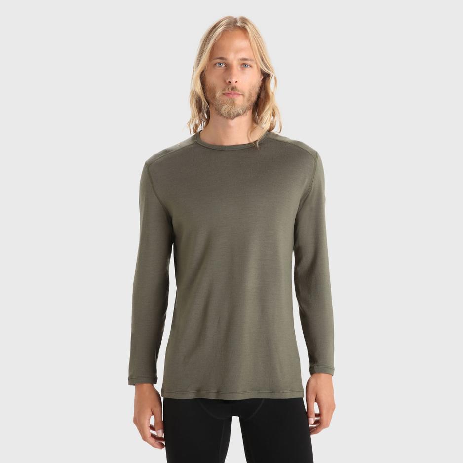 Koszulka Icebreaker Merino 260 Tech Long Sleeve Crewe Thermal Top 1043710691 - zielona