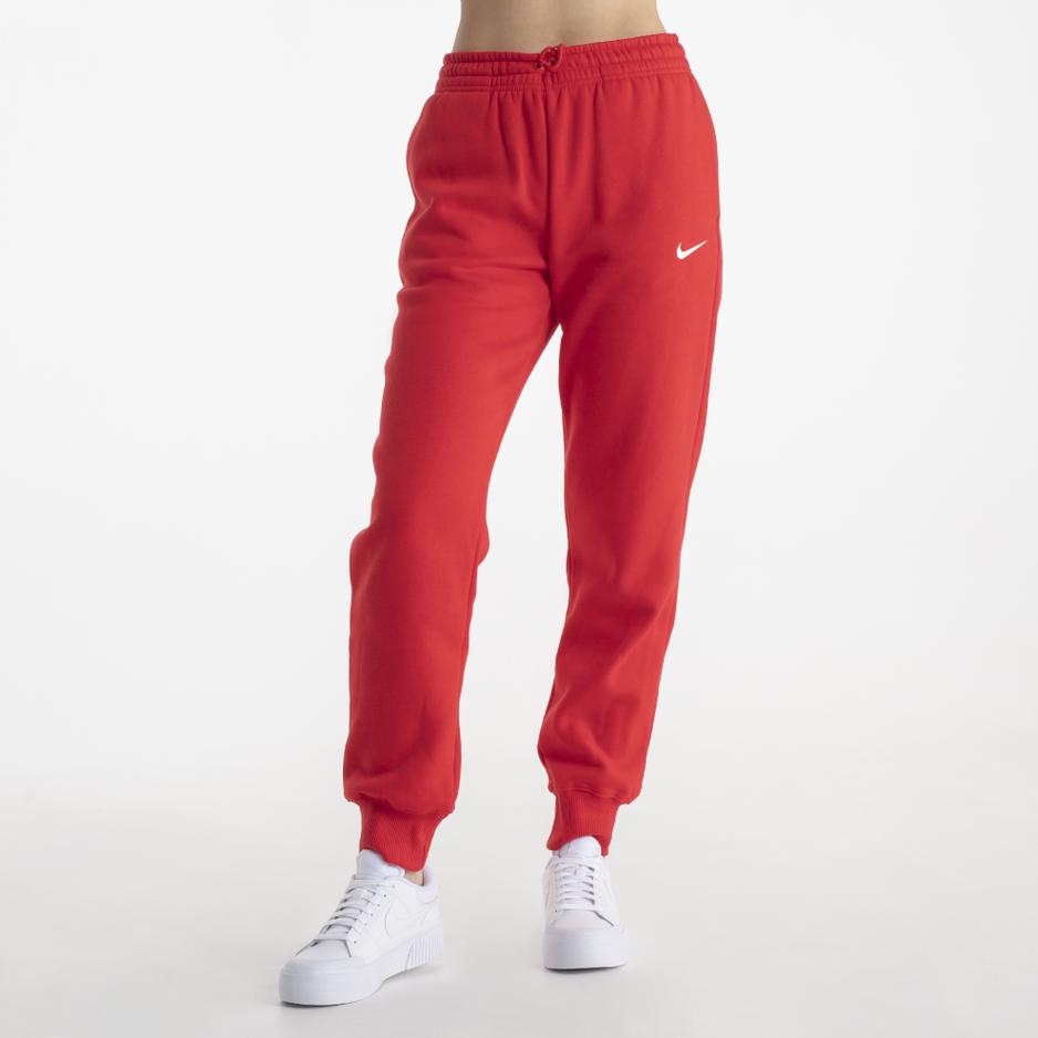 Spodnie Nike Sportswear Phoenix Fleece FZ7626-657 - czerwone