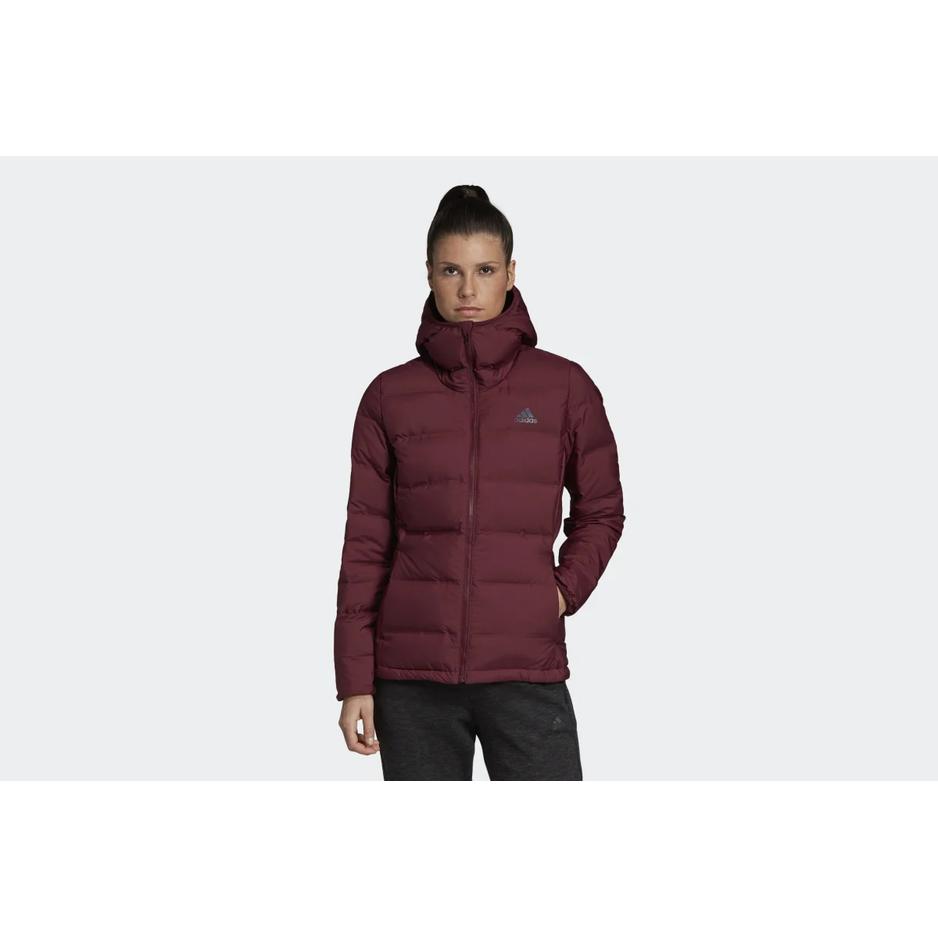 ADIDAS HELIONIC DOWN HOODED JACKET > DZ1495