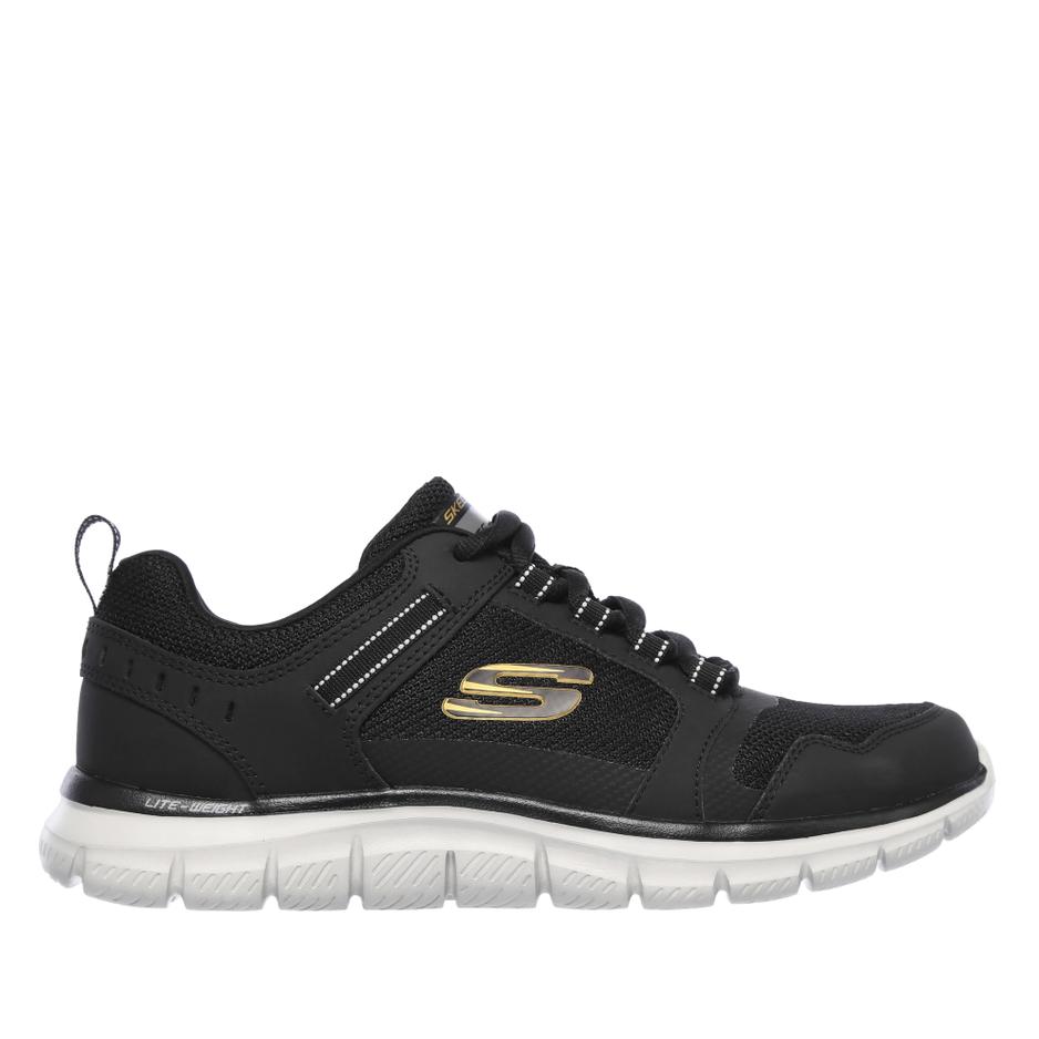 Buty męskie Skechers Track Knockhill 232001BKGD - czarne