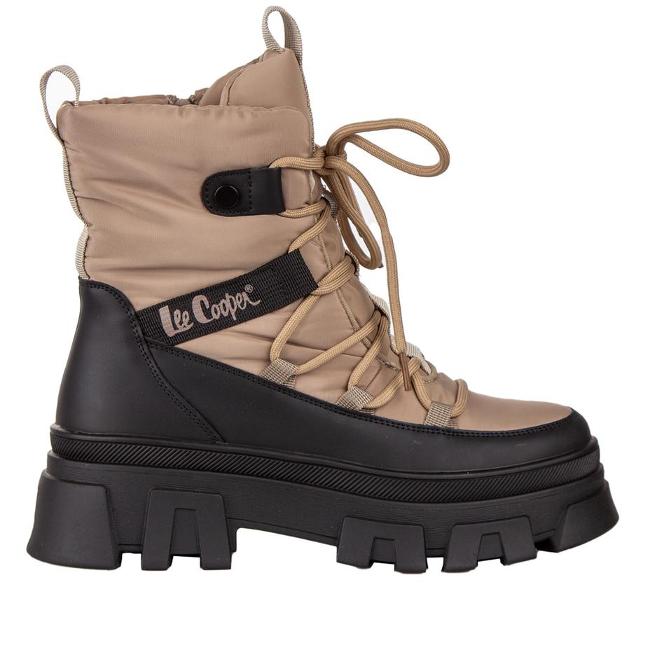 Buty Lee Cooper LCJ-24-47-3143LA - brązowe