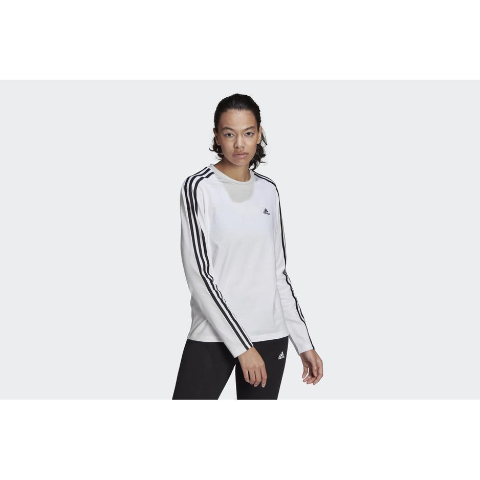 Koszulka adidas W 3S LS HC9121 - biała