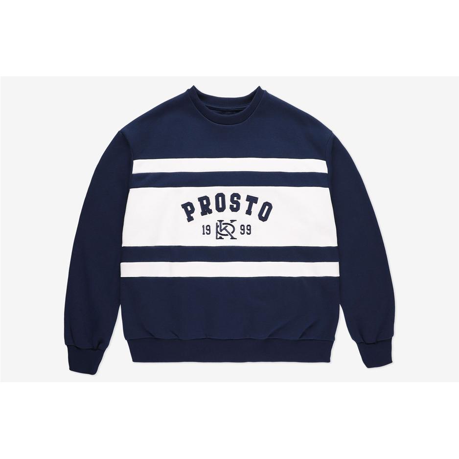 Bluza Prosto Klasyk Crewneck Revoke KL221WSWE1032 - granatowa