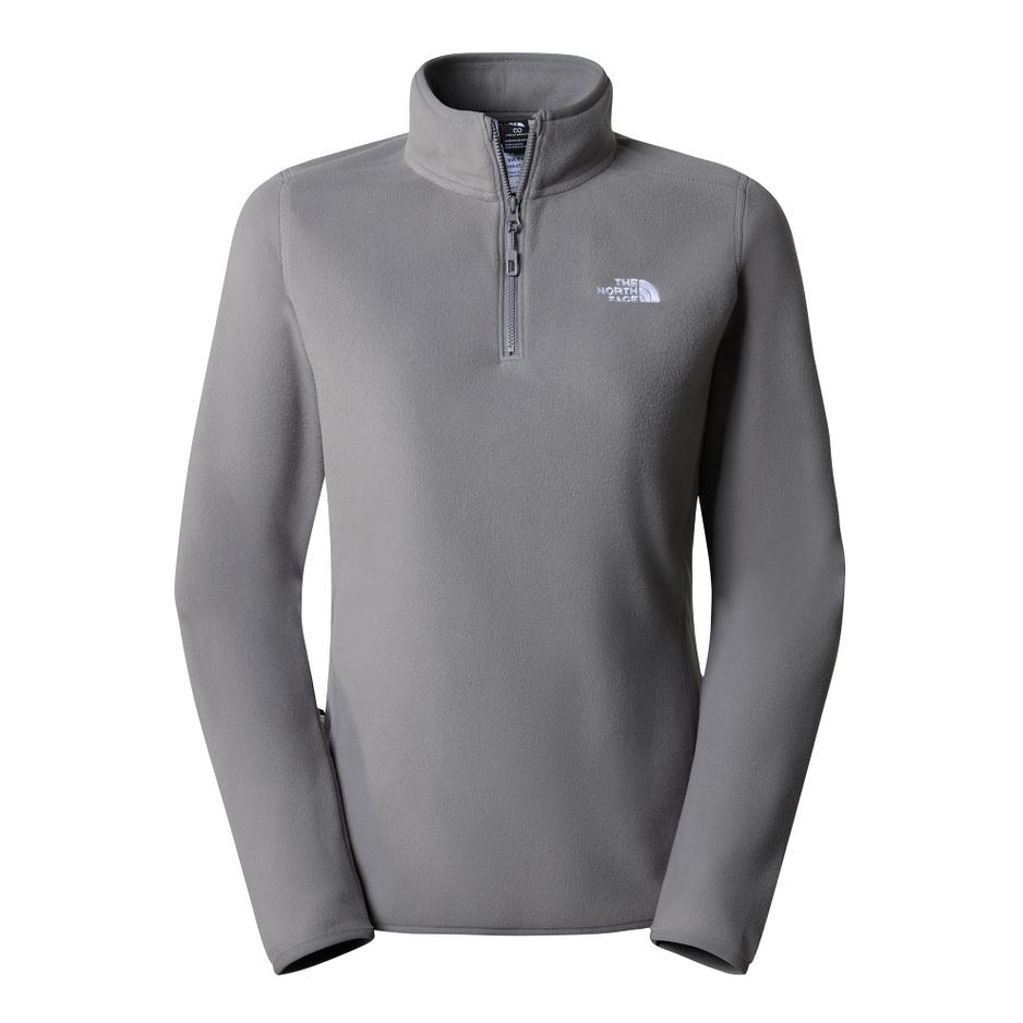 Bluza damska The North Face 100 Glacier 1/4 Zip Fleece 0A855M0UZ1 - szara