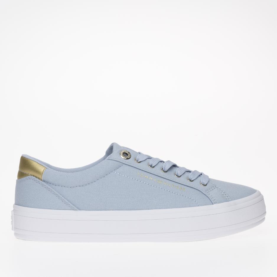 Buty Tommy Hilfiger Essential Vulc Canvas FW0FW07682-C1O - niebieskie