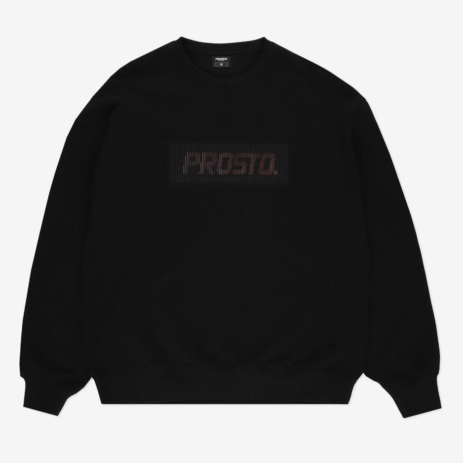Bluza Prosto Crewneck Cameleo KL242MSWE1031 - czarna