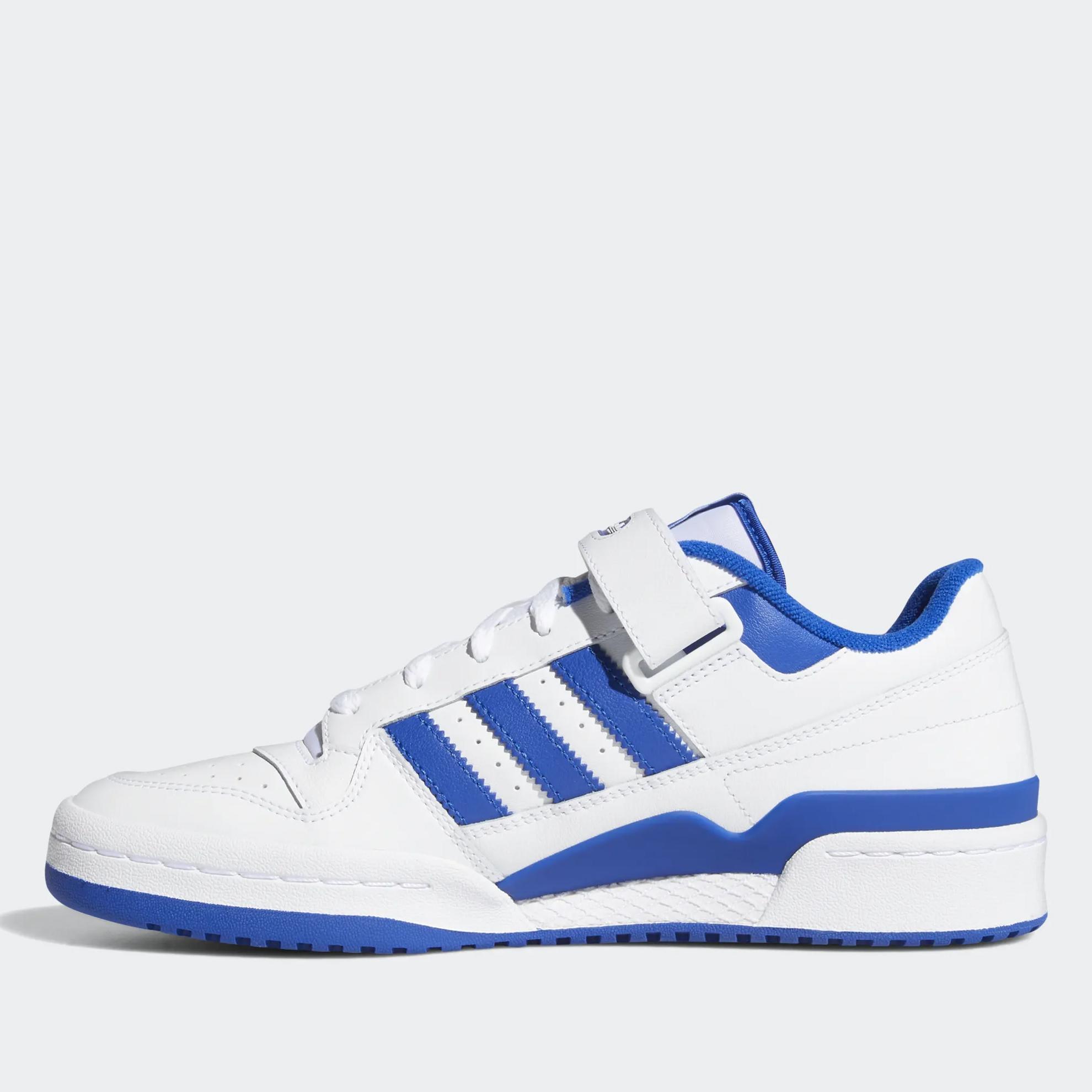 ★adidas★ Forum Low White Blue FY7756 Buty adidas Originals Forum Low FY7756 męskie, biało-niebieskie