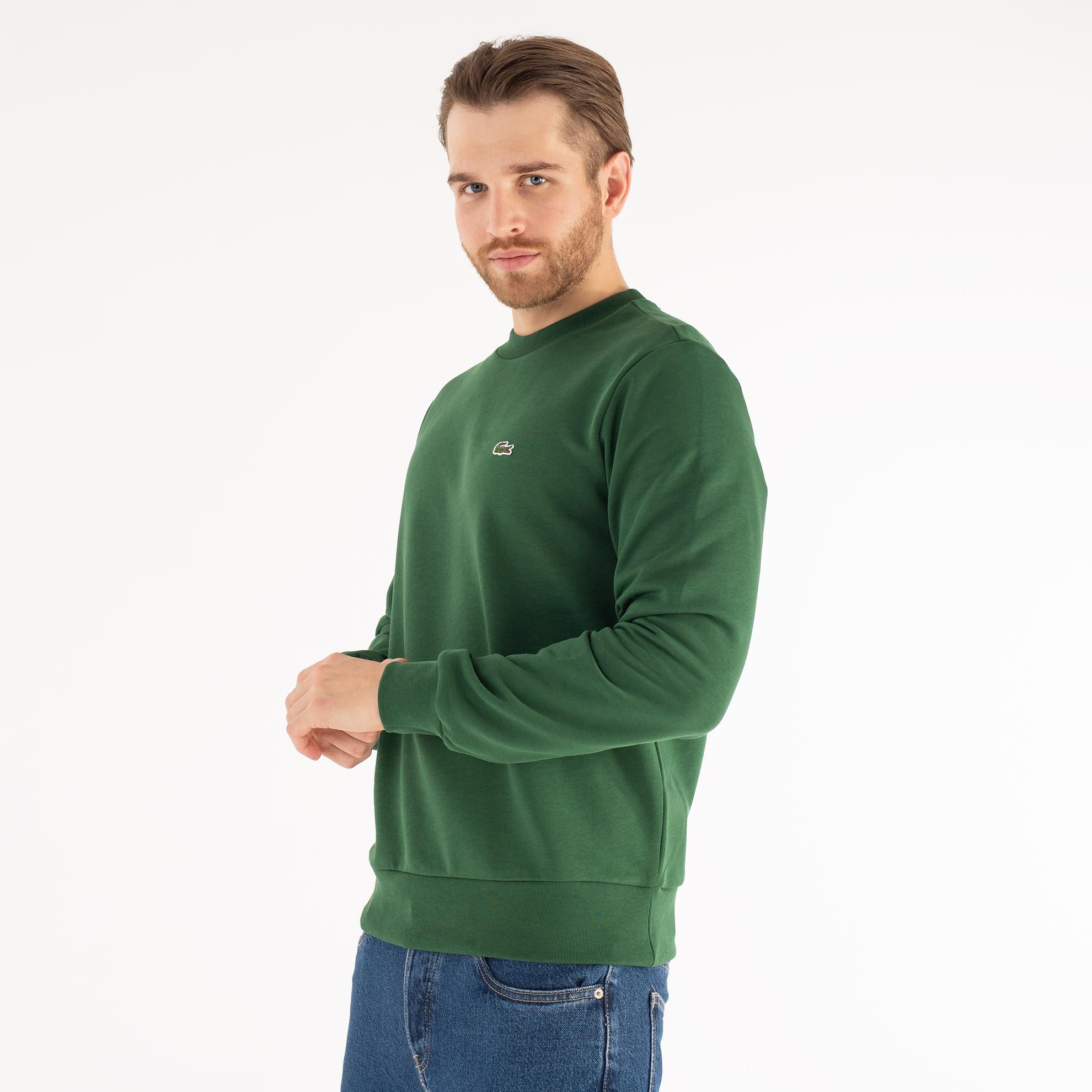 Lacoste｜ (Organic Brushed Cotton Sweatshir (SH9608-132) Lacoste Organic Brushed Cotton Sweatshirt - SH9608-132