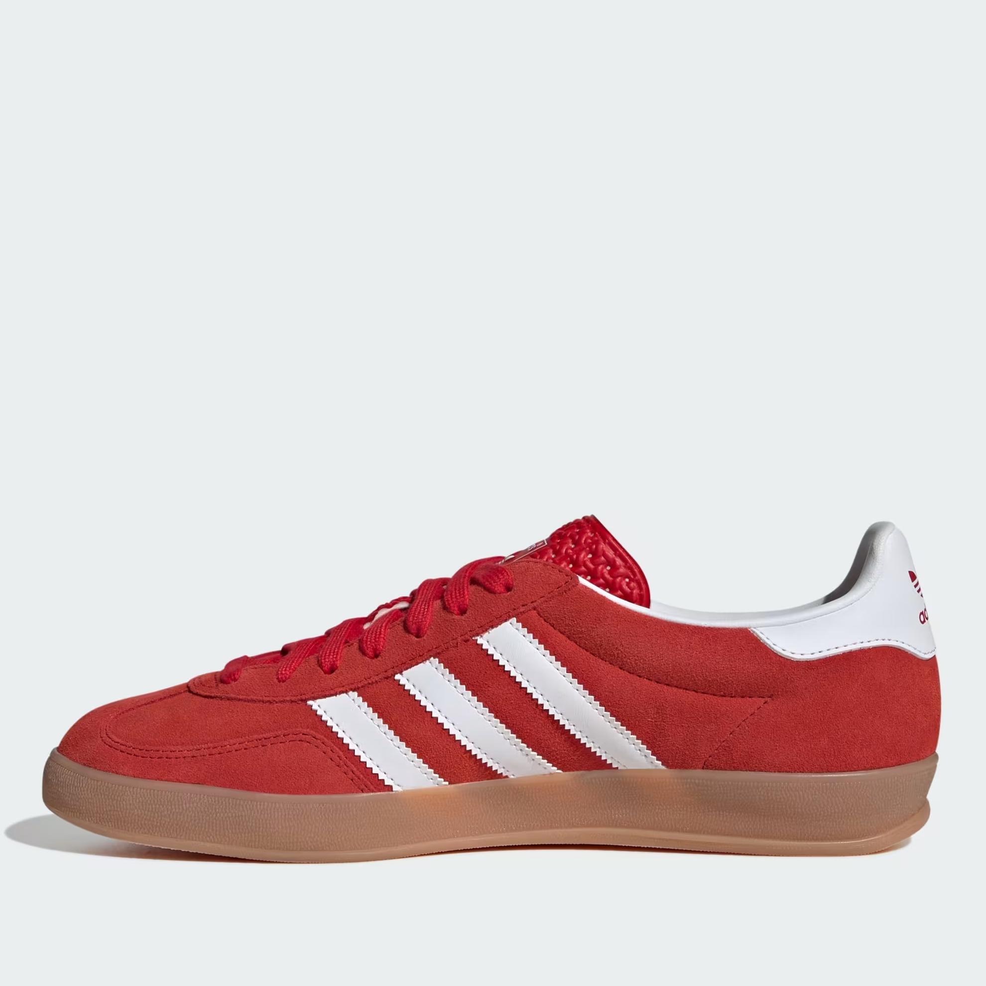 靴 adidas gazelle indoor 24cm red JI2063 Buty adidas Gazelle Indoor JI2063 męskie, czerwone