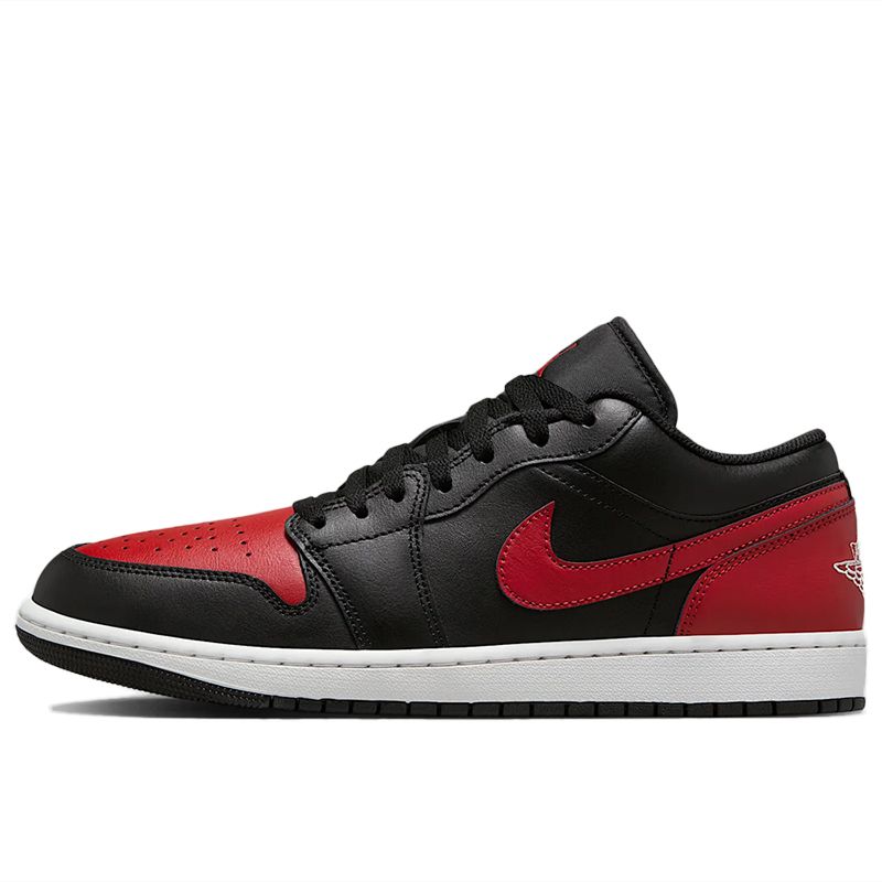 Buty Nike Air Jordan 1 Low 553558-067 - czarno-czerwone