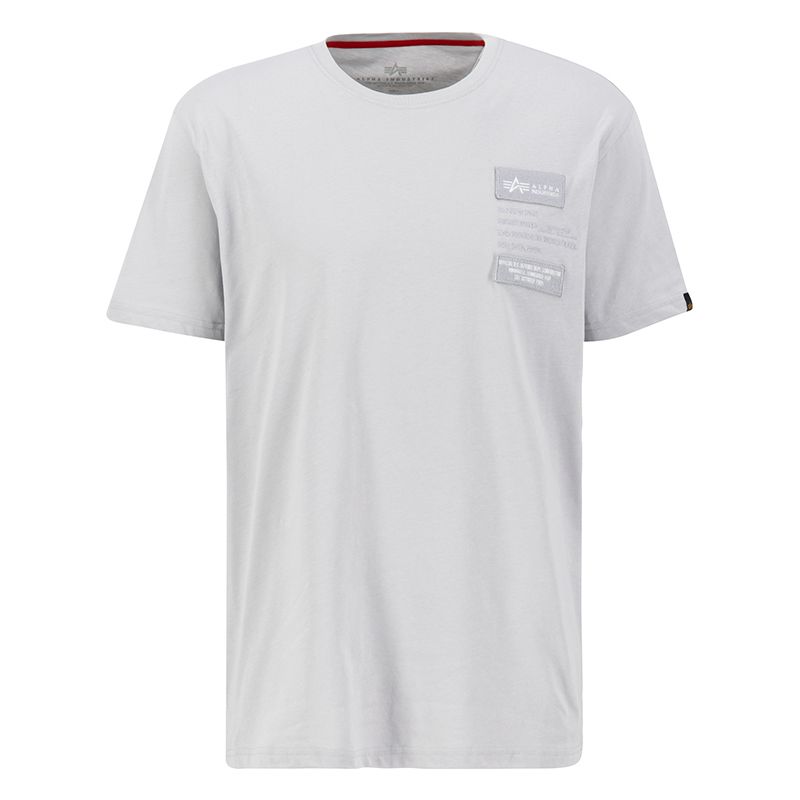 Koszulka Alpha Industries Patch T LF 136500666 - szara