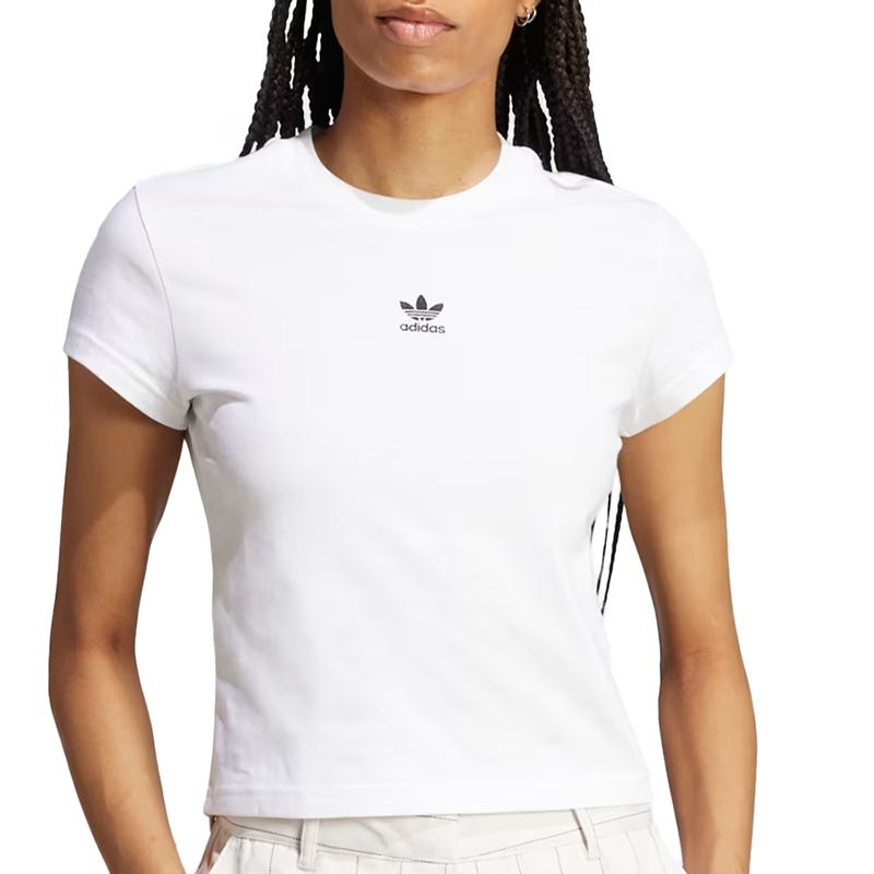Koszulka adidas Essentials Slim JC8973 - biała