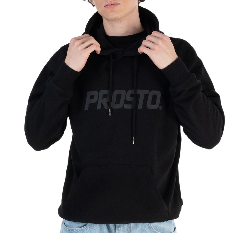 Bluza męska Prosto Klasyk Hoodie Matched KL251MSWE2042 - czarna
