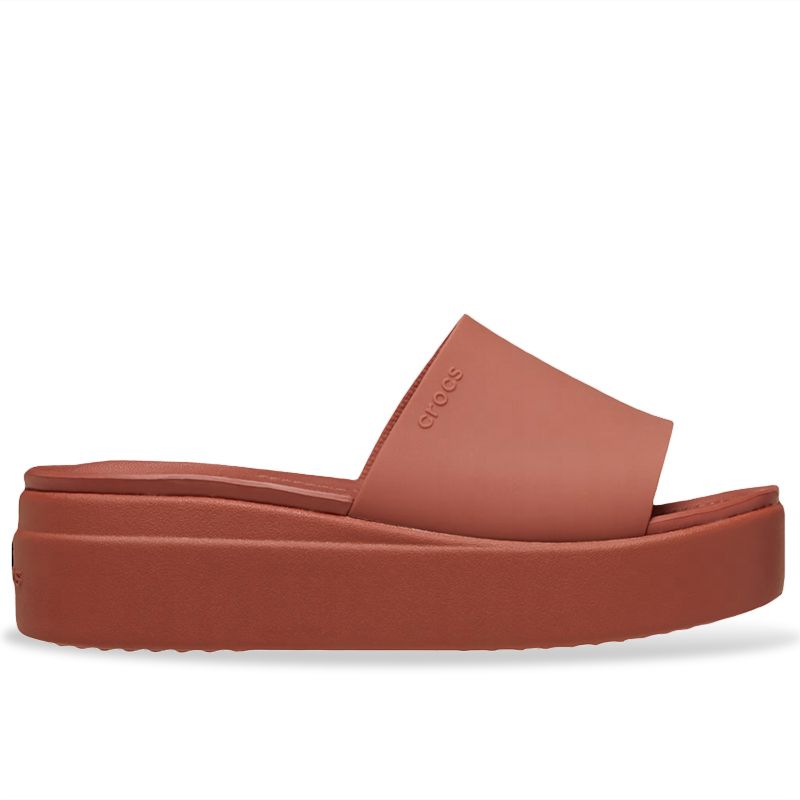 Klapki Crocs Brooklyn Slide 208728-2DT - brązowe