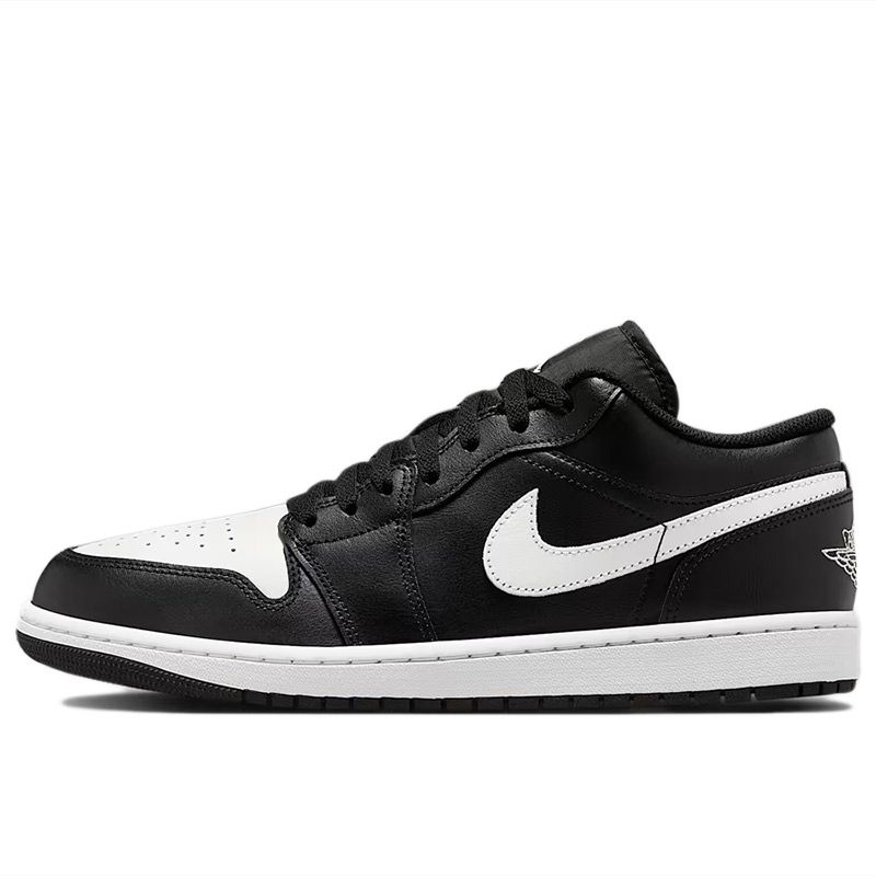 Buty męskie Nike Air Jordan 1 Low 553558-043 - czarno-białe