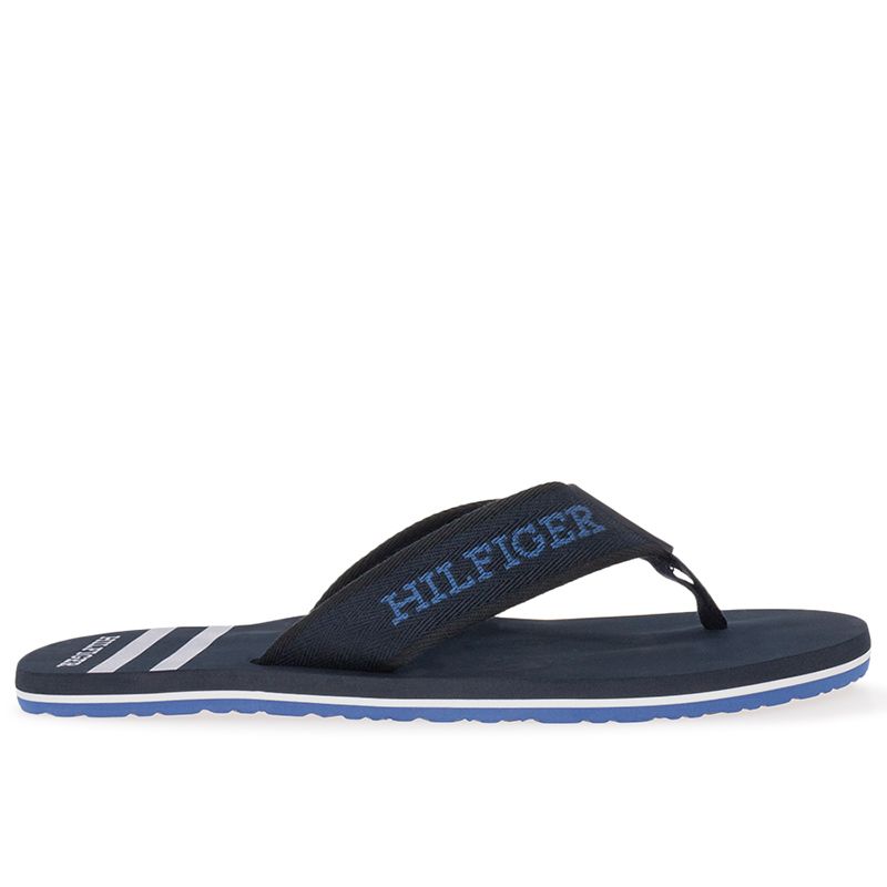 Japonki Tommy Hilfiger Monotype Logo FM0FM05020-DW5 - granatowe