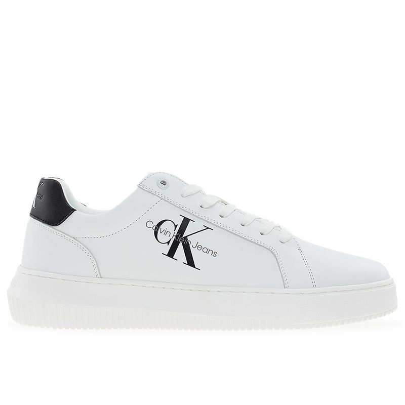 Buty Calvin Klein Chunky Cupsole Mono TH YM0YM00681-0LD - białe