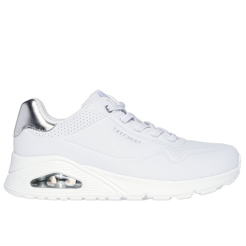 Buty Skechers Uno Shimmer Away 155196WSL - białe