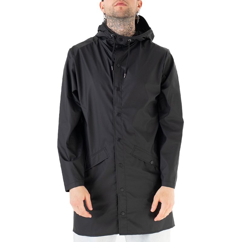 Kurtka Rains Long Jacket 12020-01 - czarna