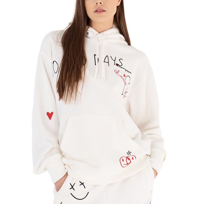 Bluza Champion Hooded Sweatshirt 116274-WW036 - biała