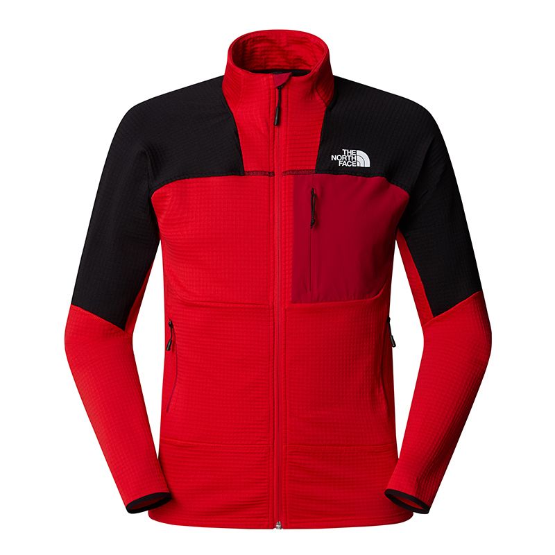 Kurtka The North Face Stormgap Power Grid 0A87J87IJ1 - czerwona