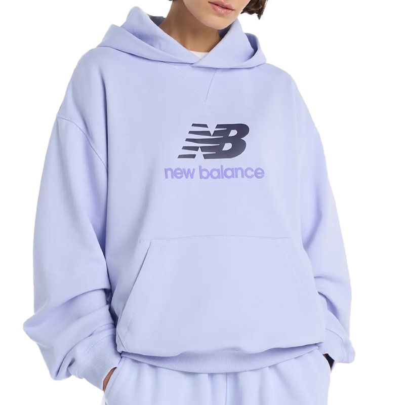Bluza Damska New Balance Wt51501dyk - Fioletowa Damski Extra Mały