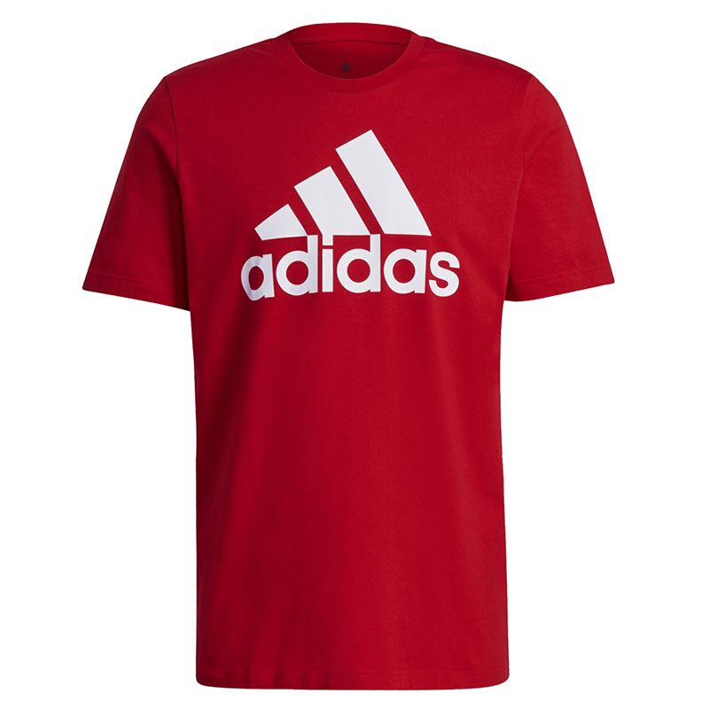 Koszulka adidas Essentials Big Logo Tee GK9124 - czerwona