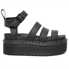 Sandały Dr. Martens Blaire Quad Hydro Leather Paltform 27296001 - czarne