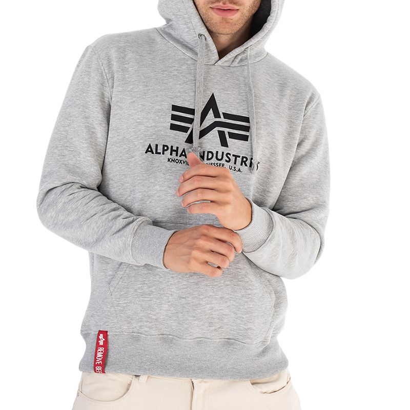 Bluza Alpha Industries Basic Hoody 17831217 - szara