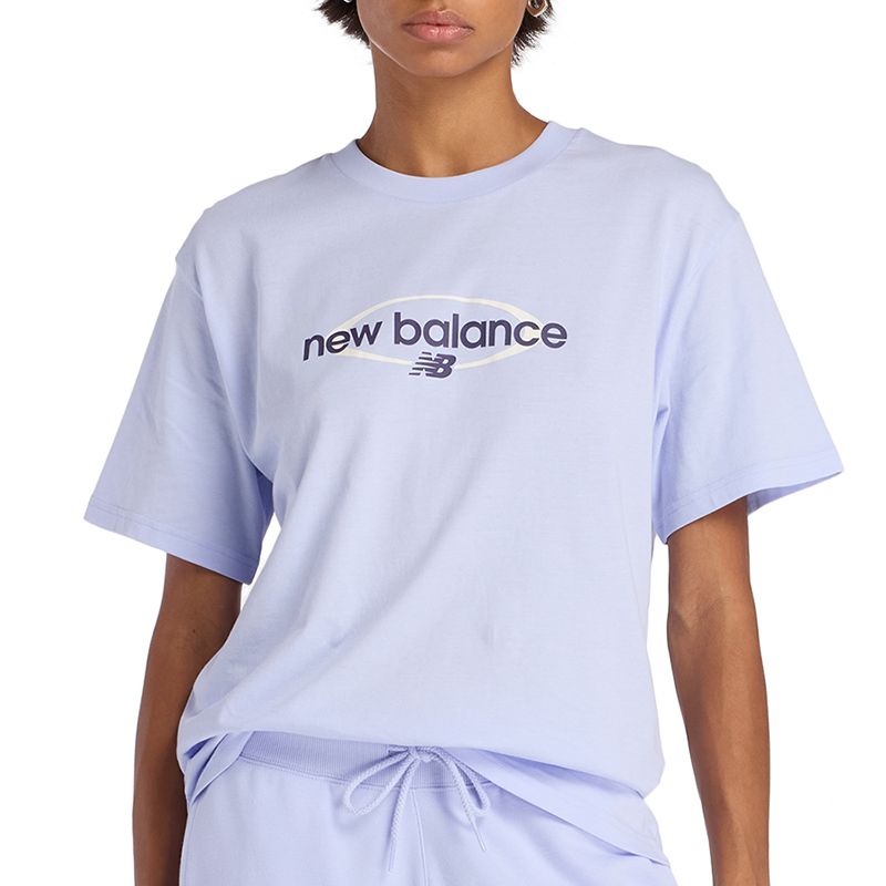 Koszulka damska New Balance WT61Z7OQDYK - fioletowa