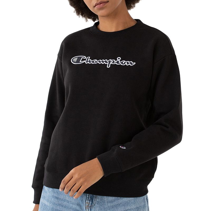 Bluza Champion Tonal Embroidery Fleece 115478-KK001 - czarna