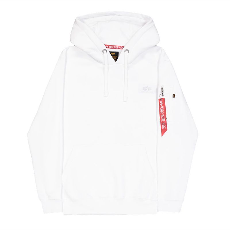 Bluza Alpha Industries Back Print Hoody 17831809 - biała