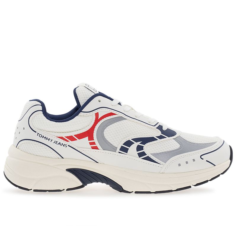 Buty Tommy Jeans Archive Fine Cleat EM0EM01569-0G1 - białe