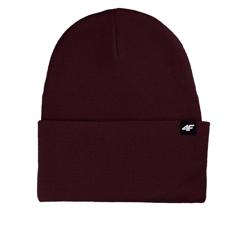 Czapka 4F WAW24ACAPU51250S - bordowa