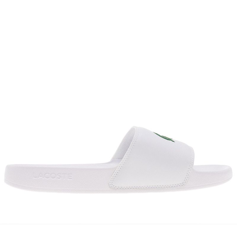 Klapki Lacoste Serve Sliders 749CMA0041-082 - białe