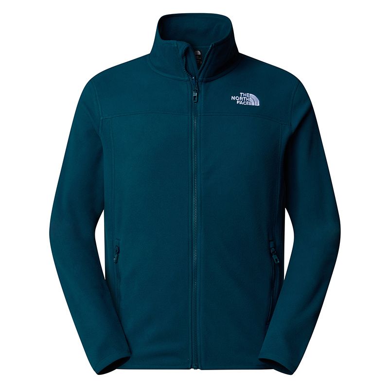 Bluza The North Face 100 Glacier Full-Zip Fleece 0A855X1NO1 - niebieska