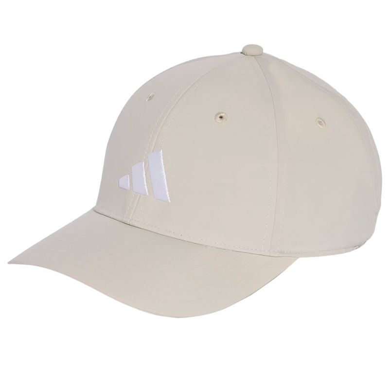 Czapka z daszkiem dla każdego adidas New Logo Embroidered Baseball JW6038 - beżowa