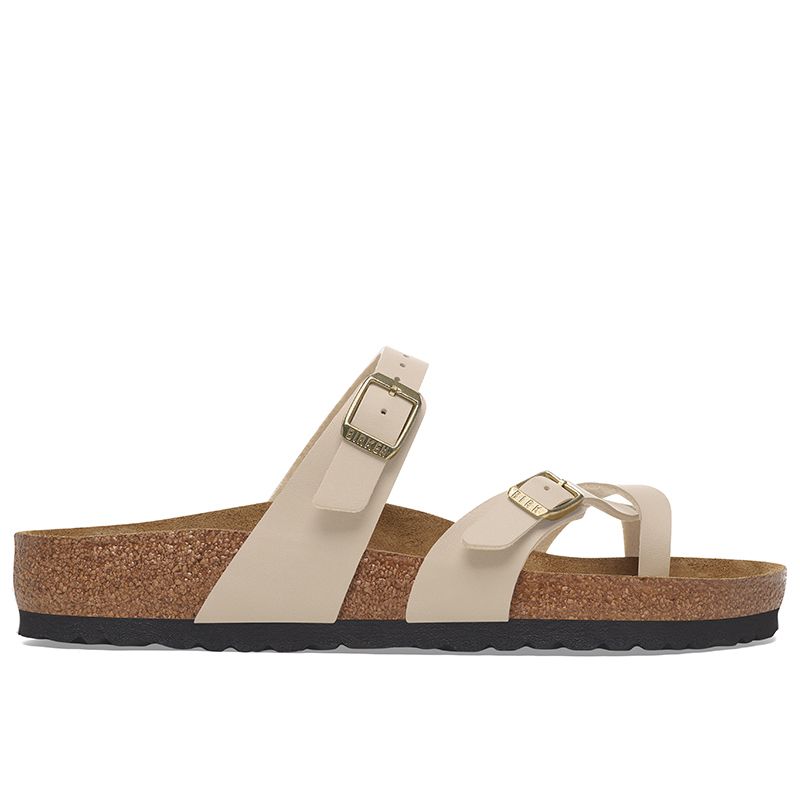 Klapki damskie Birkenstock Mayari BF 1029726 - beżowe