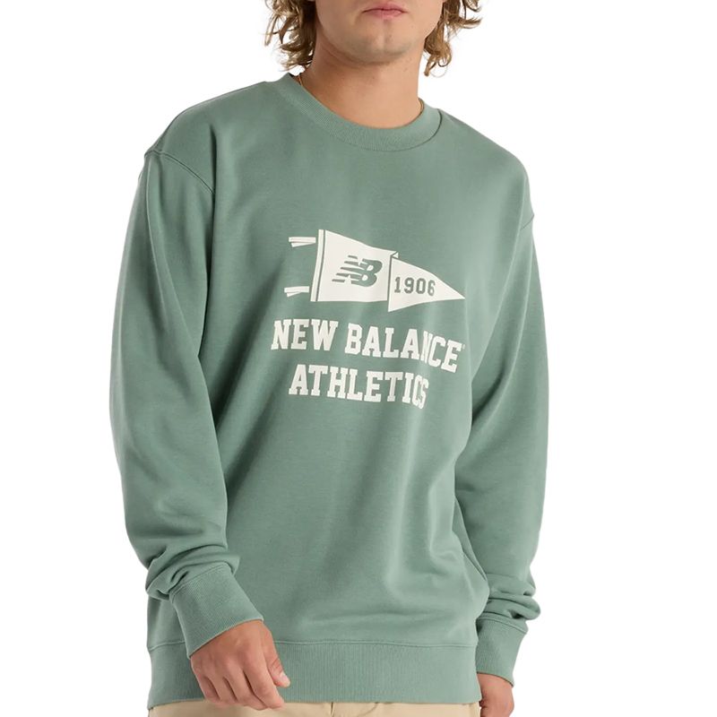 Bluza New Balance MT51929DKJ - zielona