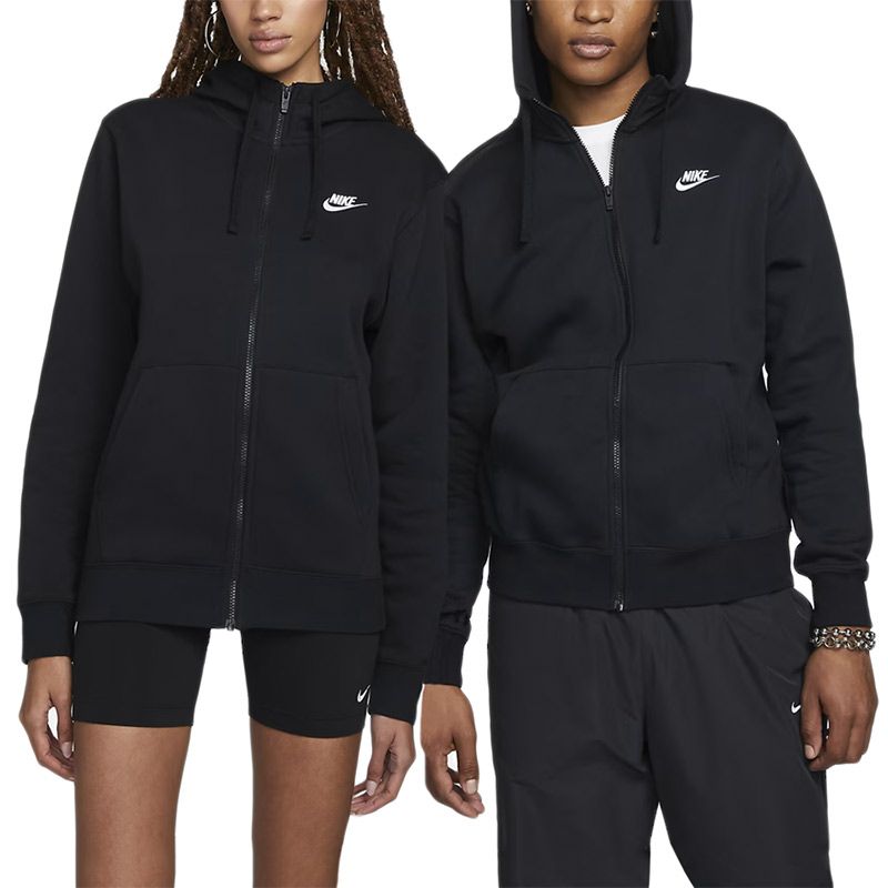 Bluza Nike NSW W Club Hoodie FZ BV2645-010 - czarna