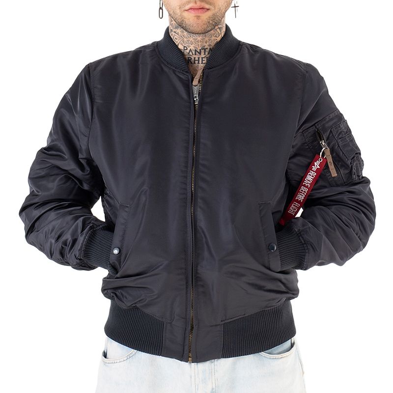 Kurtka Alpha industries MA-1 VF 59 Long 168100466 - szara