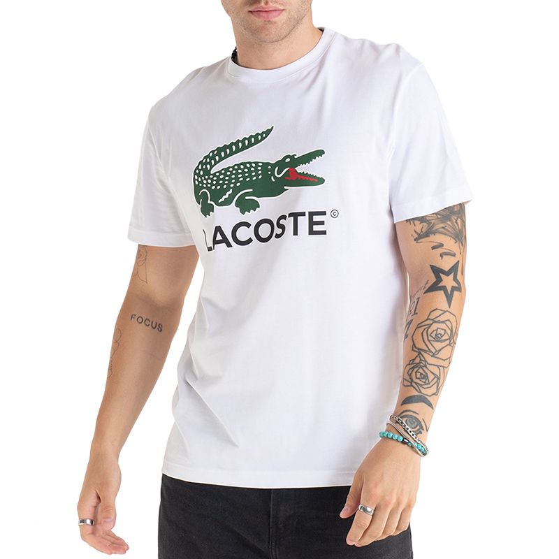 Koszulka Lacoste TH1285-001 - biała