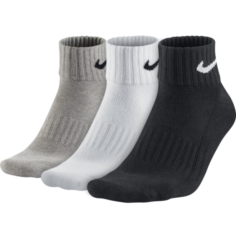 Skarpety Nike Value Quarter 3pak SX4926-901 - multikolor
