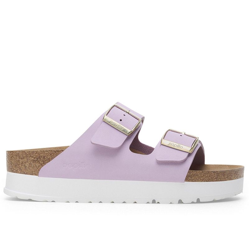 Klapki Birkenstock Arizona PAP Flex Platform 1028440 - fioletowe
